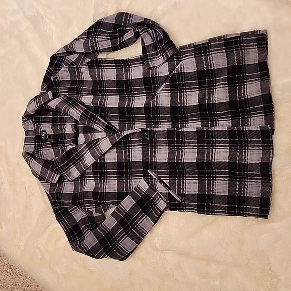 A.N.A Long Flannel Blazer